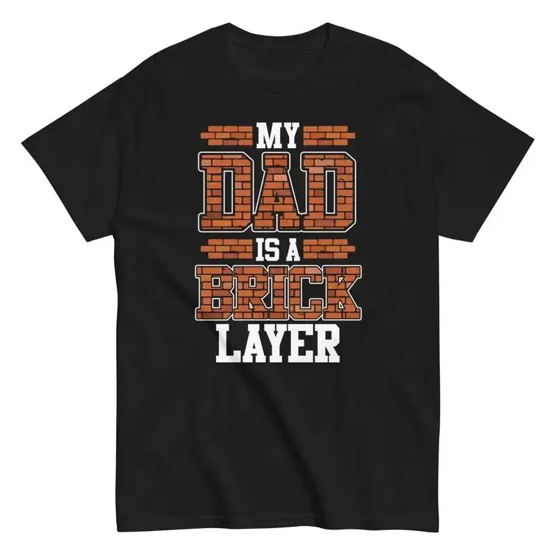Father's Day T Shirt Proud Mason Dad My Daddy Is A Bricklayer
