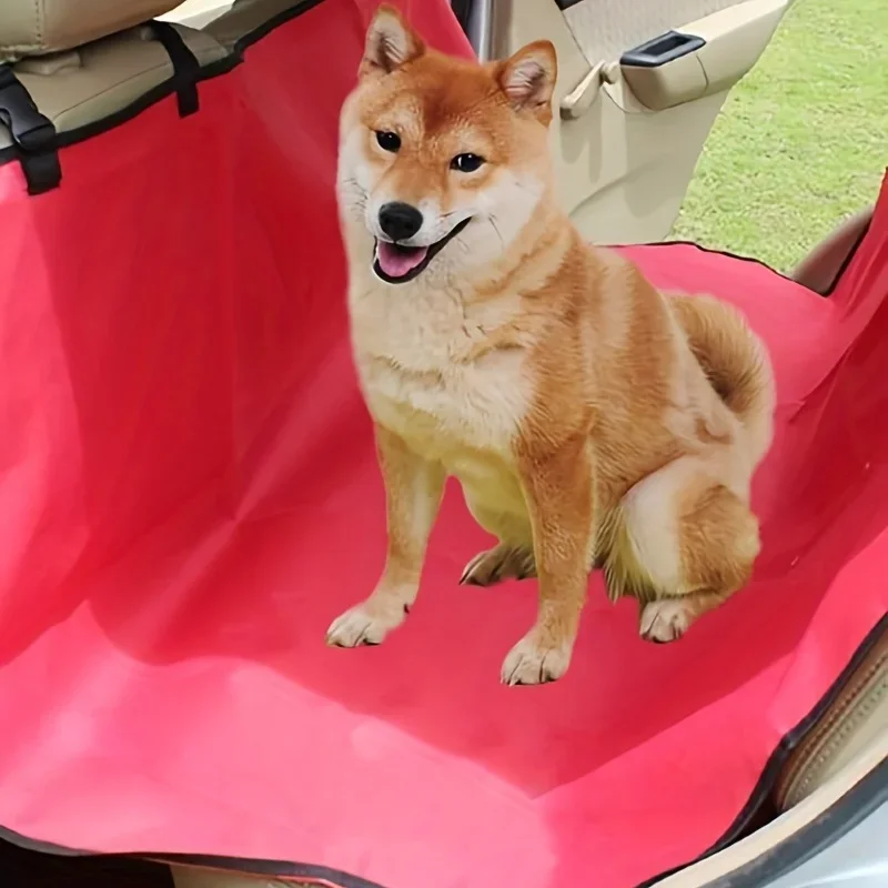 

1pc - Waterproof dog car seat cover and hammock protector - easy to clean, lightweight, - safe back pet travel mat,