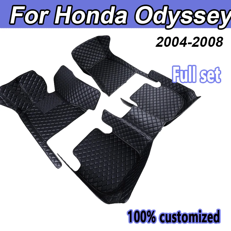 

Автомобильные коврики для Honda Odyssey Seven сиденья 2004 2005 2006 2007 2008 под заказ автомобильные накладки на ножки ковер чехол аксессуары для интерьера
