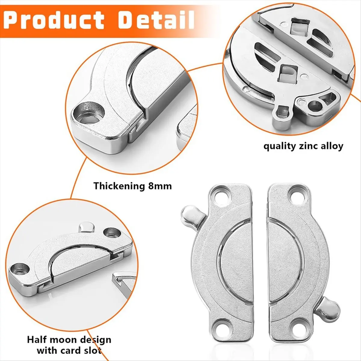 2026 NEW Pack of 2 Table Top Connectors, Table Top Connectors, Rotating Wooden Panels Connectors for Desk/Dining Table