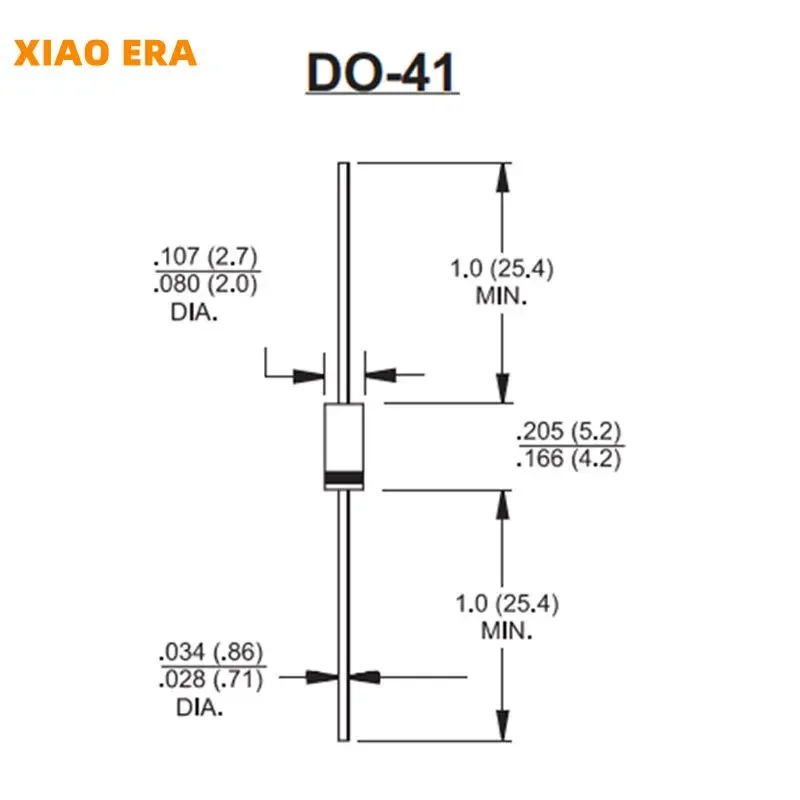 20Pcs Super Fast Recovery Rectifier Diode SF12 SF14 SF16 SF18 1A 400V DO-41 Diy Kit Electronic Components SF