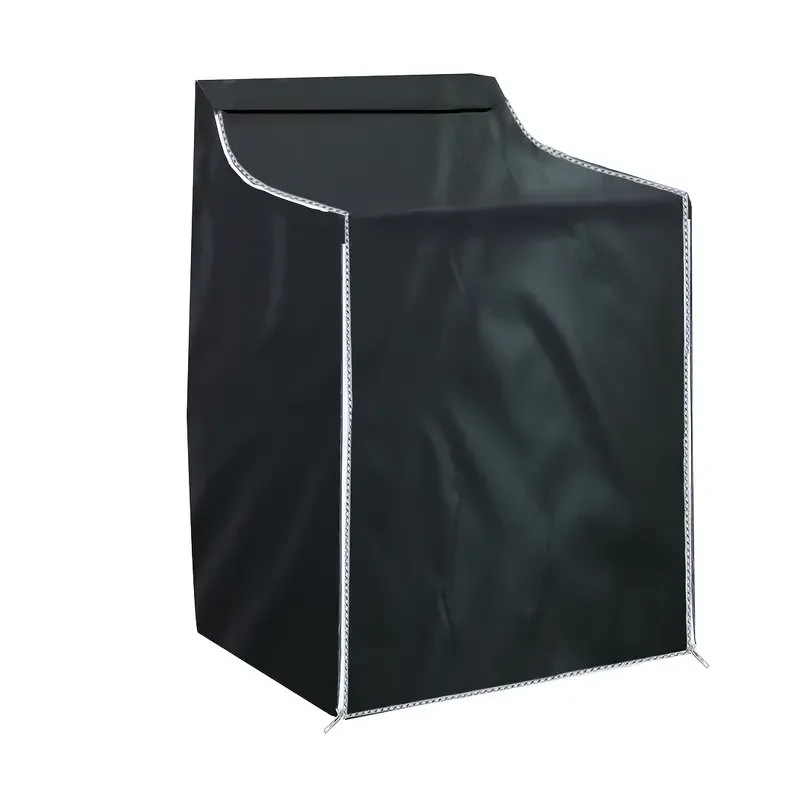 1pc Roller Washing Machine Cover Waterproof Dustproof Sunscreen Protective Sleeve for Top Load Front Open Washing Machines 210D