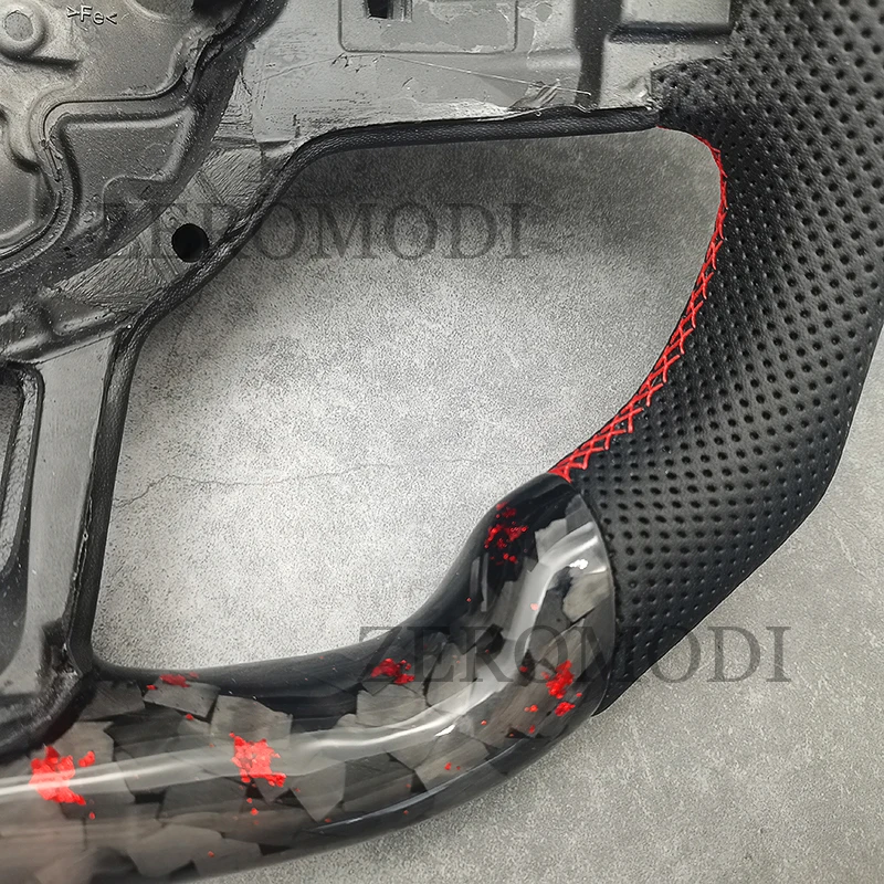 Forging Racing Carbon Fiber Steering Wheel For VW GOLF GTI R GTD GTE MK7 7 POLO GTI 2014-2019