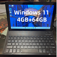 Windows 11 Tablet PC 10.1 INCH 64bits Intel Atom N3350 4GB DDR RAM 64GB ROM 1920x1200 IPS Display Dual Camear Type-C USB 3.0