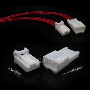 1 takım 5 Pin 6098-3802 6098-3810 araba far Toyota dikiz aynası-90980 12365-90980 12366-90980 için 12541 tel konektörü