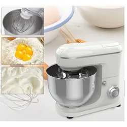 Compact Multi-Function Chef Machine, Versatile Dough Kneading, Mixing, and Meat Grinding for Small Households