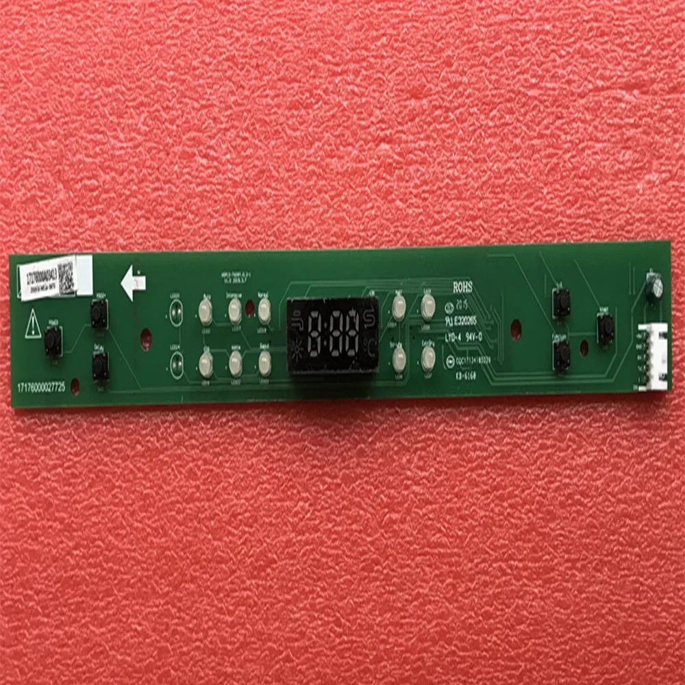 Adecuado para lavavajillas Midea WQP12-7609T.D.2-1, placa de control del panel de visualización 17176000A03413