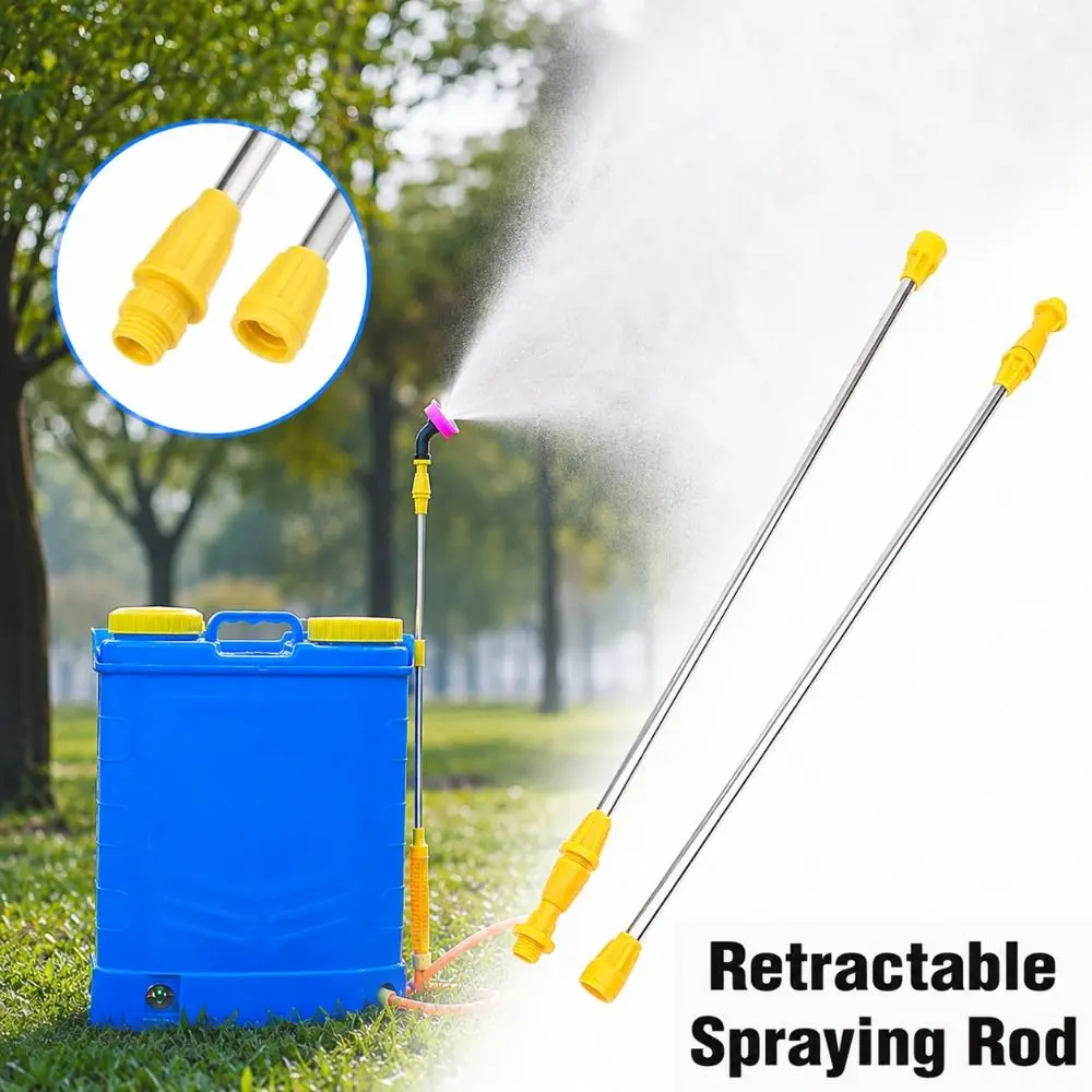 Durable Retractable Spraying Rod 0.45-0.8m Hand Pressure Type Watering Wand Adjustable Watering Can Accessories