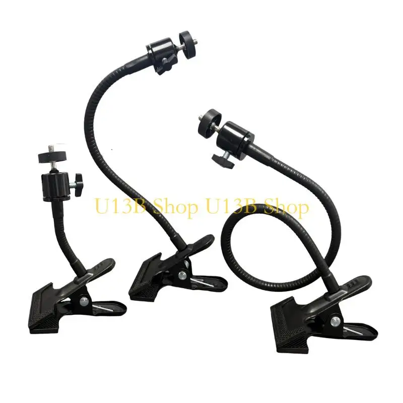 U13B Versatiled Clamp Mount With Flexible Gooseneck Arm For Baby Monitors Sports Cameras And Smartphones 500g Capacity