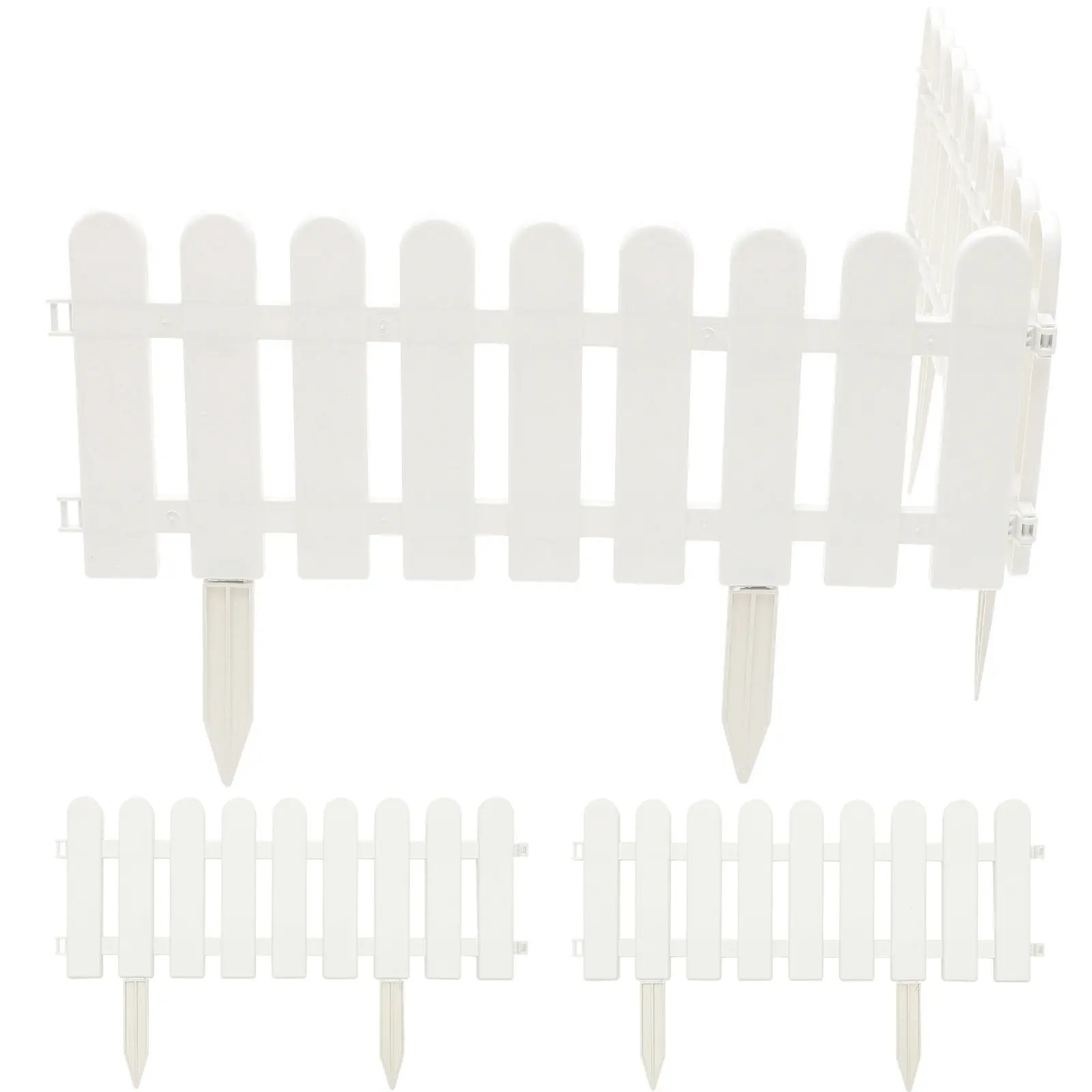 

Набор пластиковых декоративных ограждений для сада, клумб, газонов и ландшафтного дизайна, 1 комплект