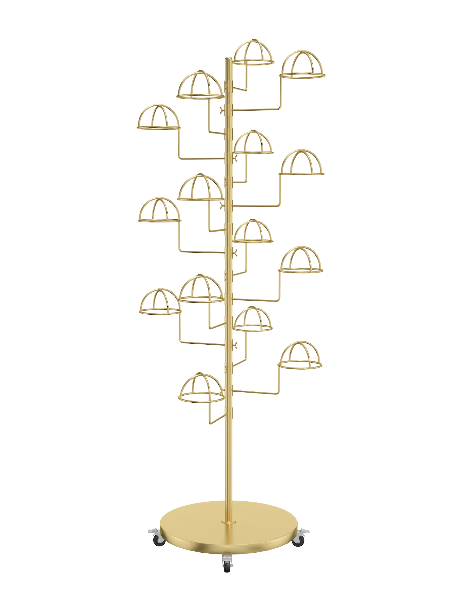 Hat display stand Floor-to-ceiling women's clothing Children's mother and baby storage Hat rack Hanging hat holder Multi-layer w