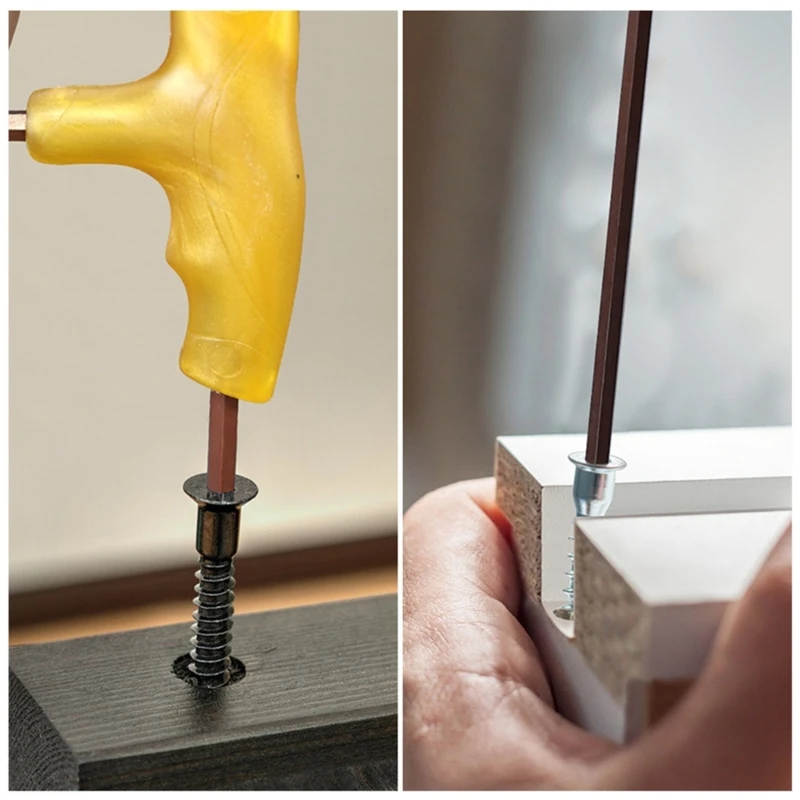 Llave Allen en forma T, destornillador hexalobe, métrica, herramienta reparación del hogar cabeza plana, envío directo