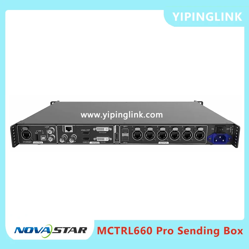 

Novastar MCTRL660Pro Sending Box For Full Color Video Billboards Indoor Video Advertising LED Display Module