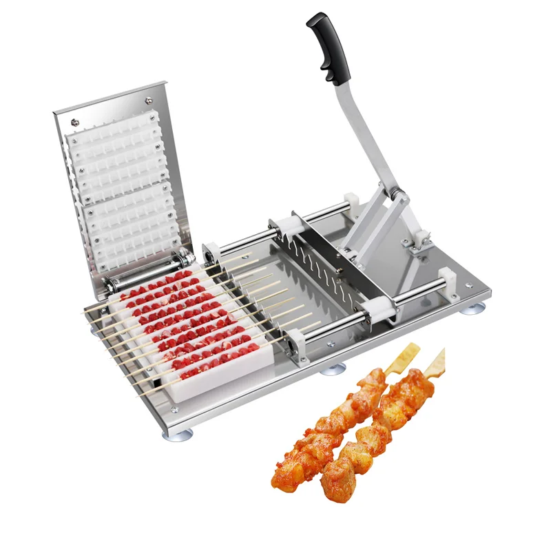 Barbecue Needle Safety Vegetable String Beef Mutton Kebab Skewers BBQ Accessory Meat Grill Skewer