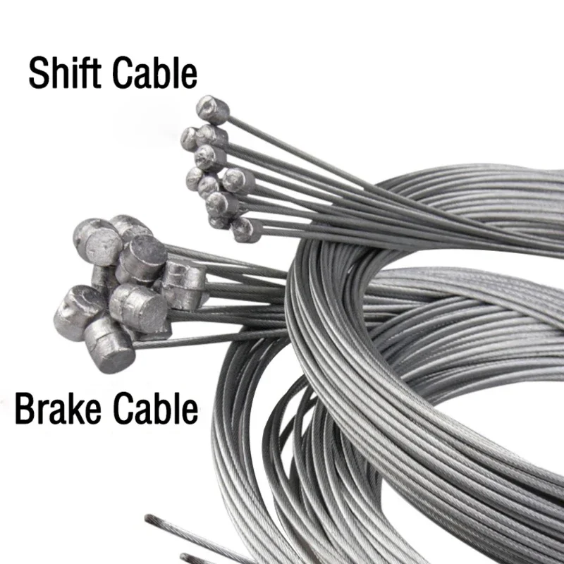 5szt 2M MTB Rowerowy przewód hamulcowy Rower ze stali nierdzewnej Wewnętrzny przewód hamulcowy zmiany biegów Rowerowy przewód prędkości Stała przekładnia Wewnętrzny przewód liniowy