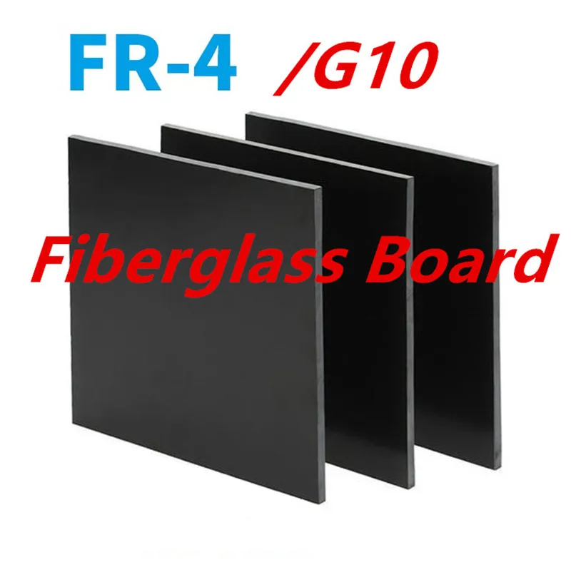 

4mm Thick All Size Black FR4 Fiberglass Board G10 Epoxy Board Insulation Anti-Static Support Customized Size Processing Cutting