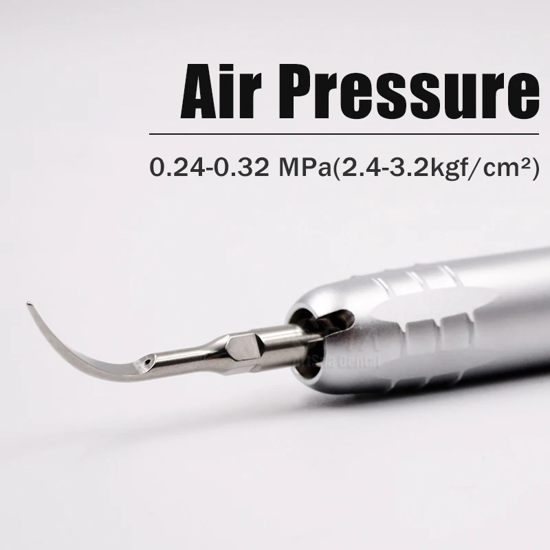 Dental Air Scaler Handpiece Activation Irrigation Perio Scaling With 3 Tips Tooth Cleaner 2/4 Holes