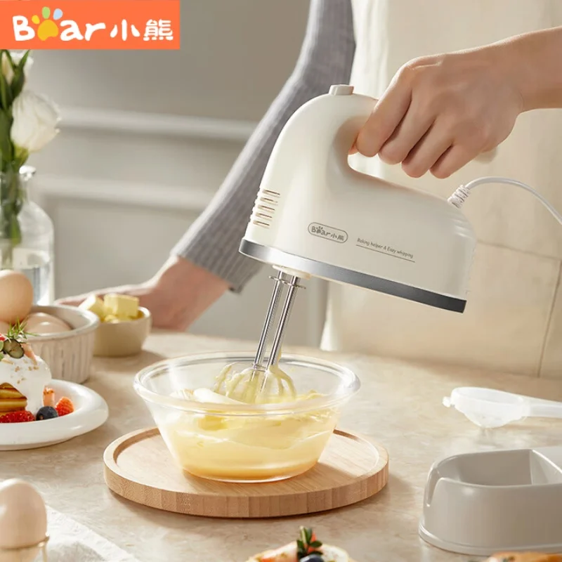 خافق البيض الكهربائي المطبخ المنزلي 304 الفولاذ المقاوم للصدأ الحليب Frothers 5 سرعات قابل للتعديل كعكة الخبز الصغيرة التلقائي خفقت