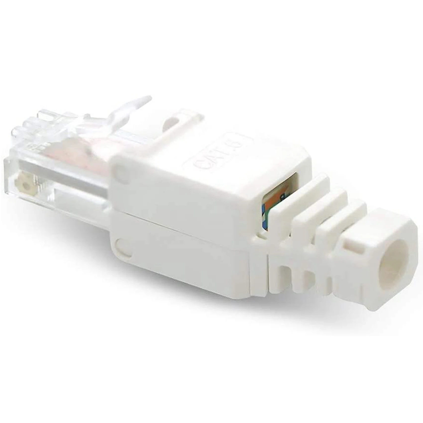 Superior-20 X Network Connectors Tool-Free RJ45 CAT6 LAN UTP Cable Plug Without Tools Cat5 Cat7 Installation Cable Patch Cable