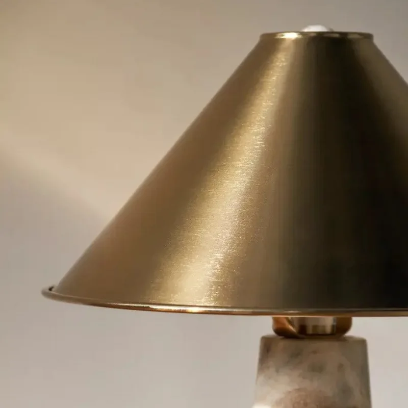 

Modern Marble Glass Desk Lamp High Sense Designer Living Room Master Bedroom Bedside Table Art Deco Lamp