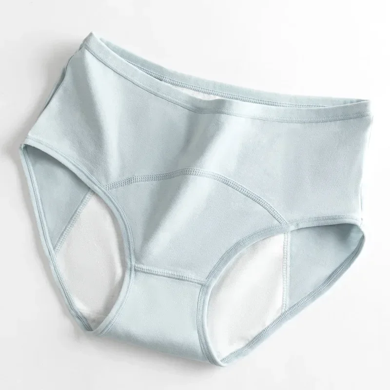 Roupa Interior Menstrual Impermeável para Mulheres, Calcinha Impermeável, Cuecas do Período Absorvente Pesado, Período de Incontinência, 3XL, 4XL