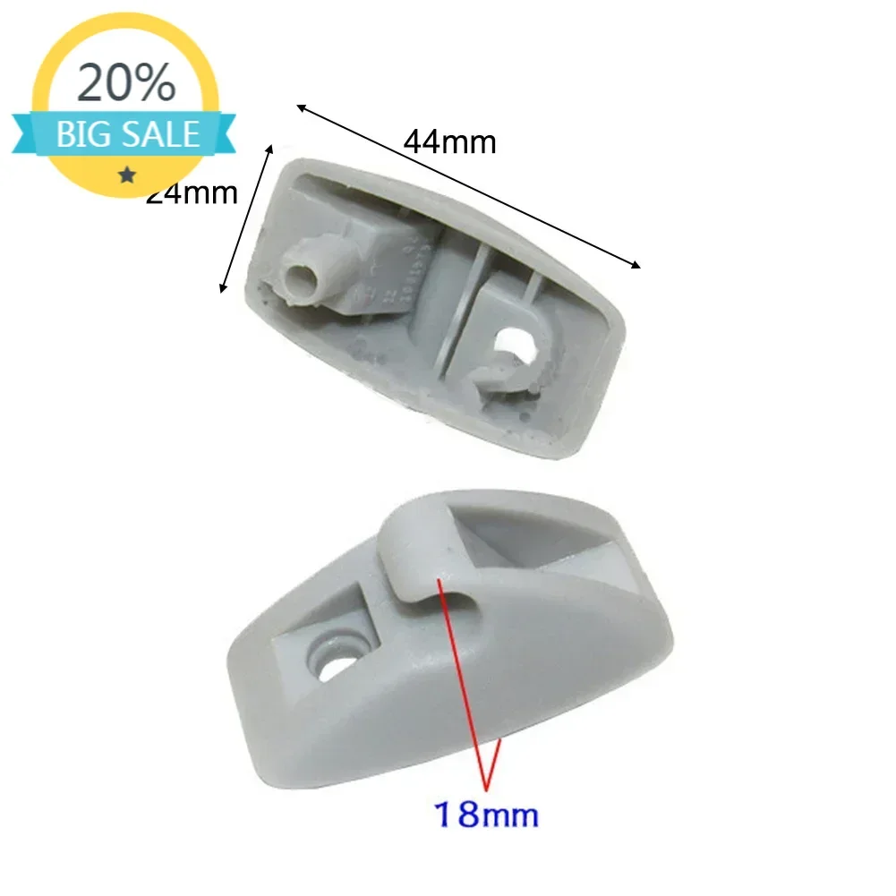 

2 PCS Car Sun Visor Support Clips Retainer Hanger For For MK1 MK2 191857559 Grey Sunvisor Clips Hook Support Bracket