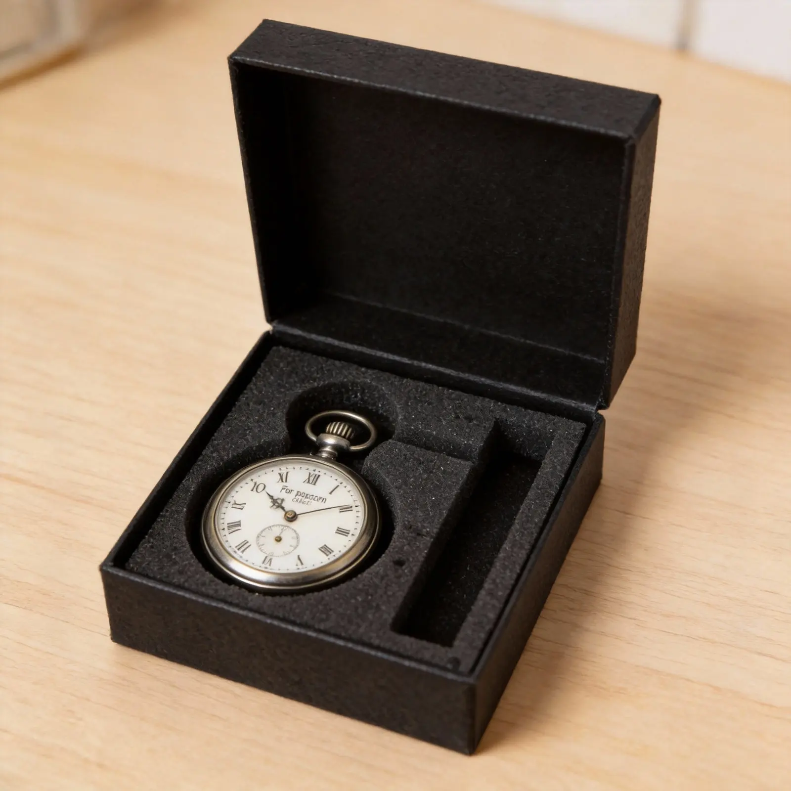 

Стильный футляр для карманных часов, 8 шт., квадратная коробка-витрина для хранения часов и ювелирных изделий, легкий, портативный, коллекционный