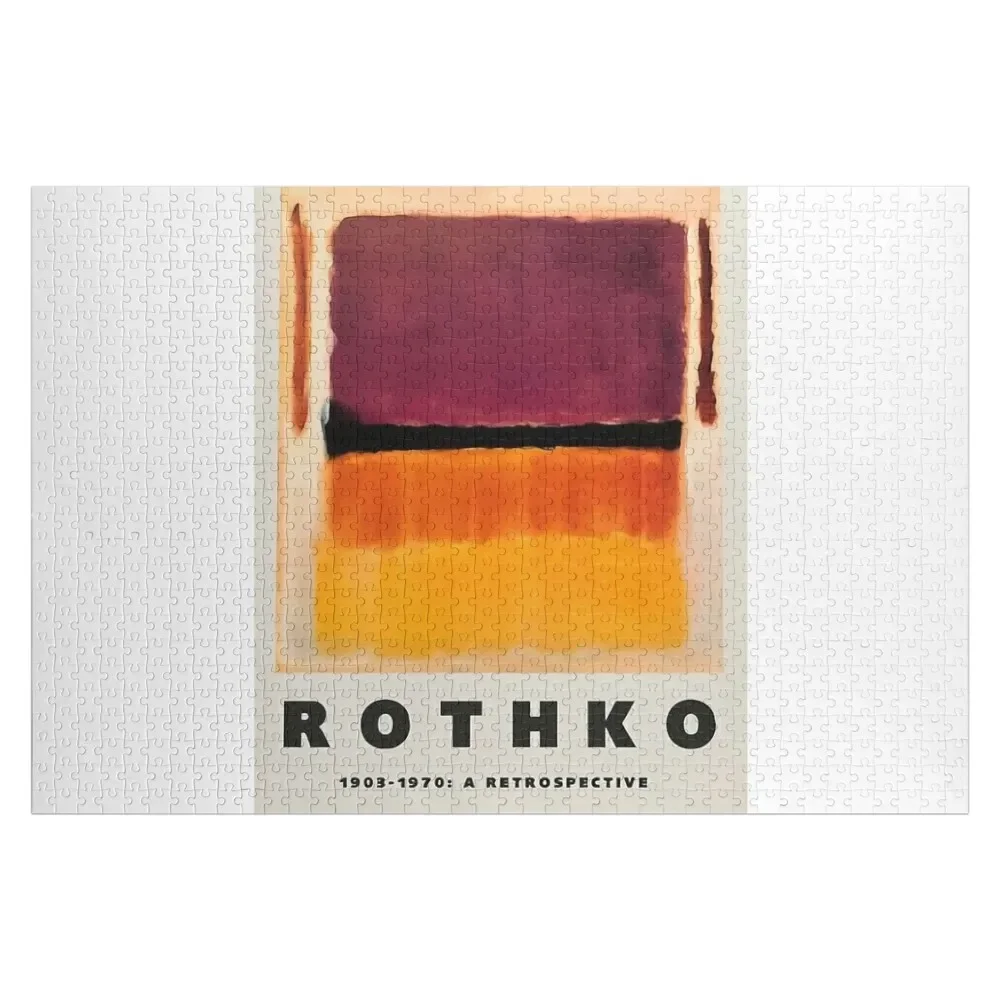 

Mark Rothko Jigsaw Puzzle Customizeds For Kids Baby Wooden Custom Gifts Photo Puzzle