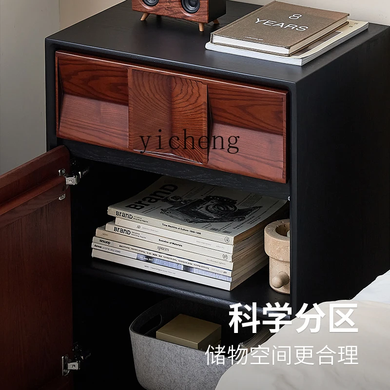 DSA listening cabinet ash wood chessboard drawer storage locker room decoration accessories