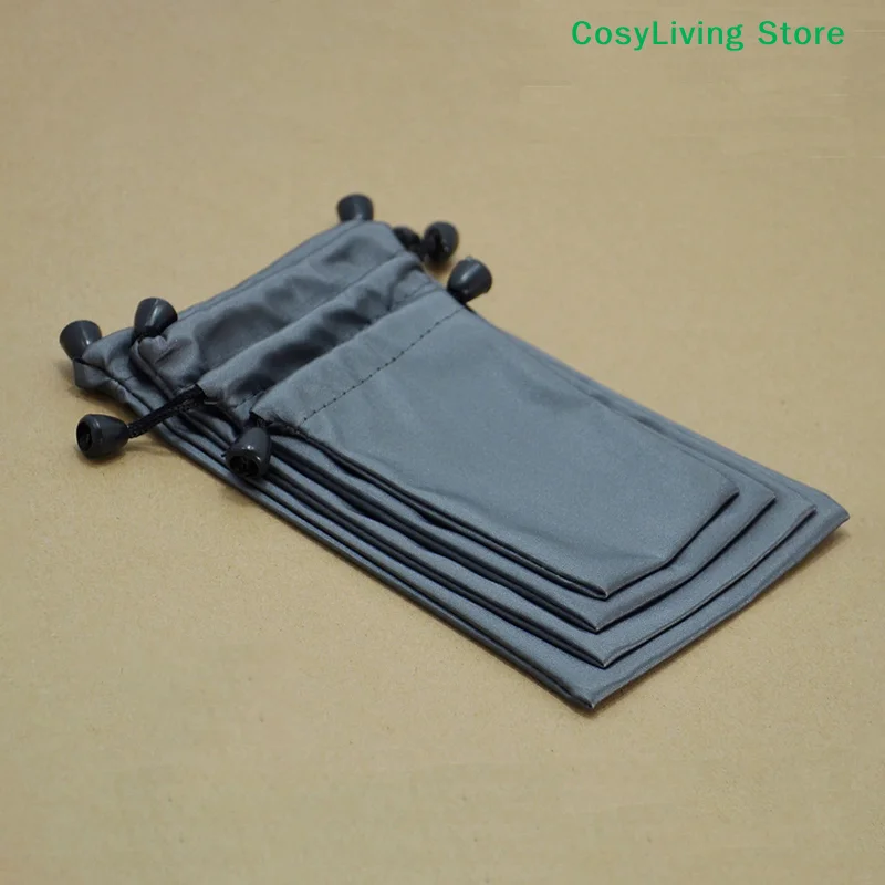 [CL]1Pcs Waterproof Cloth Dust Pouches Dustproof Carry Bag Headset Data Cable Pouch Drawstring Package Storage Bag[CL]