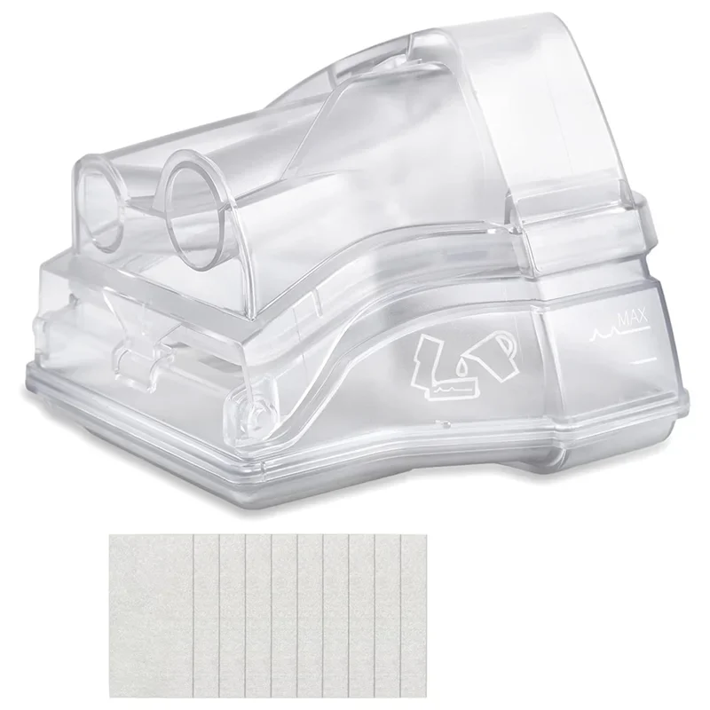 

Replacement Water Chamber 380Ml With Filters For Resmed Airsense 10/Aircurve 10 CPAP Water Tank Water Tub