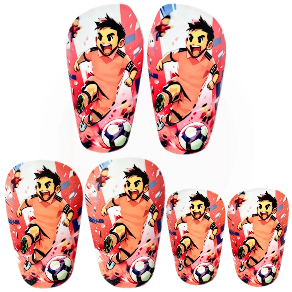 Lightweight Professional Soccer Shin Guards Impact Reduction Buffer Protective Equipment for Training 1 Pair