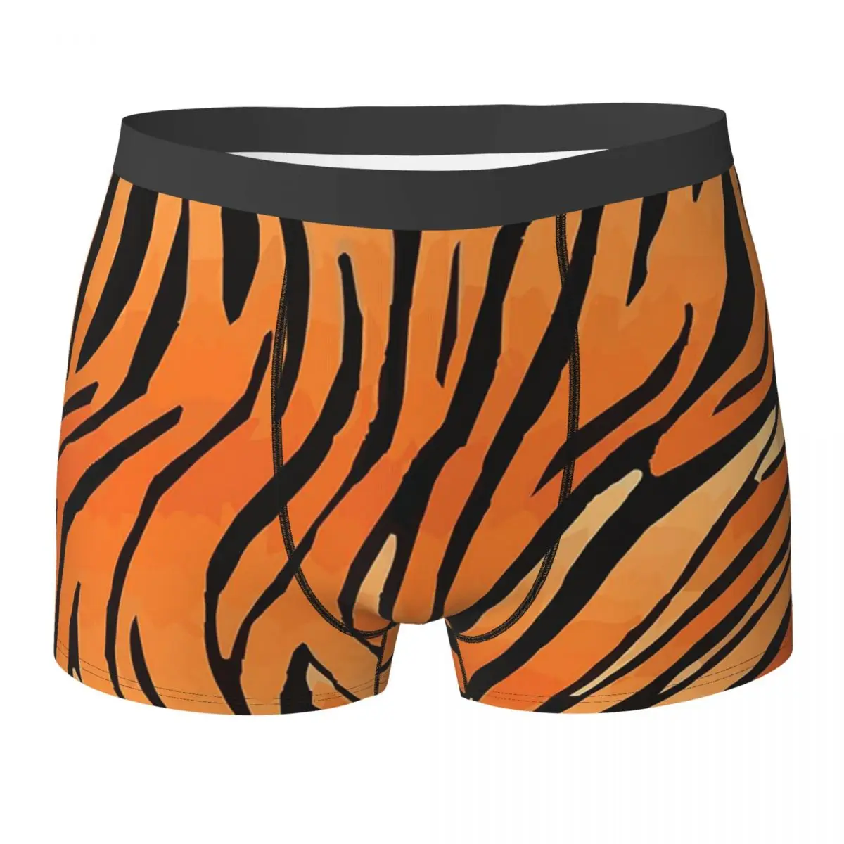 Boxer Underpants Shorts Bengal Tiger Animal Panties Men's Breathable Underwear for Homme Man Boyfriend Gifts