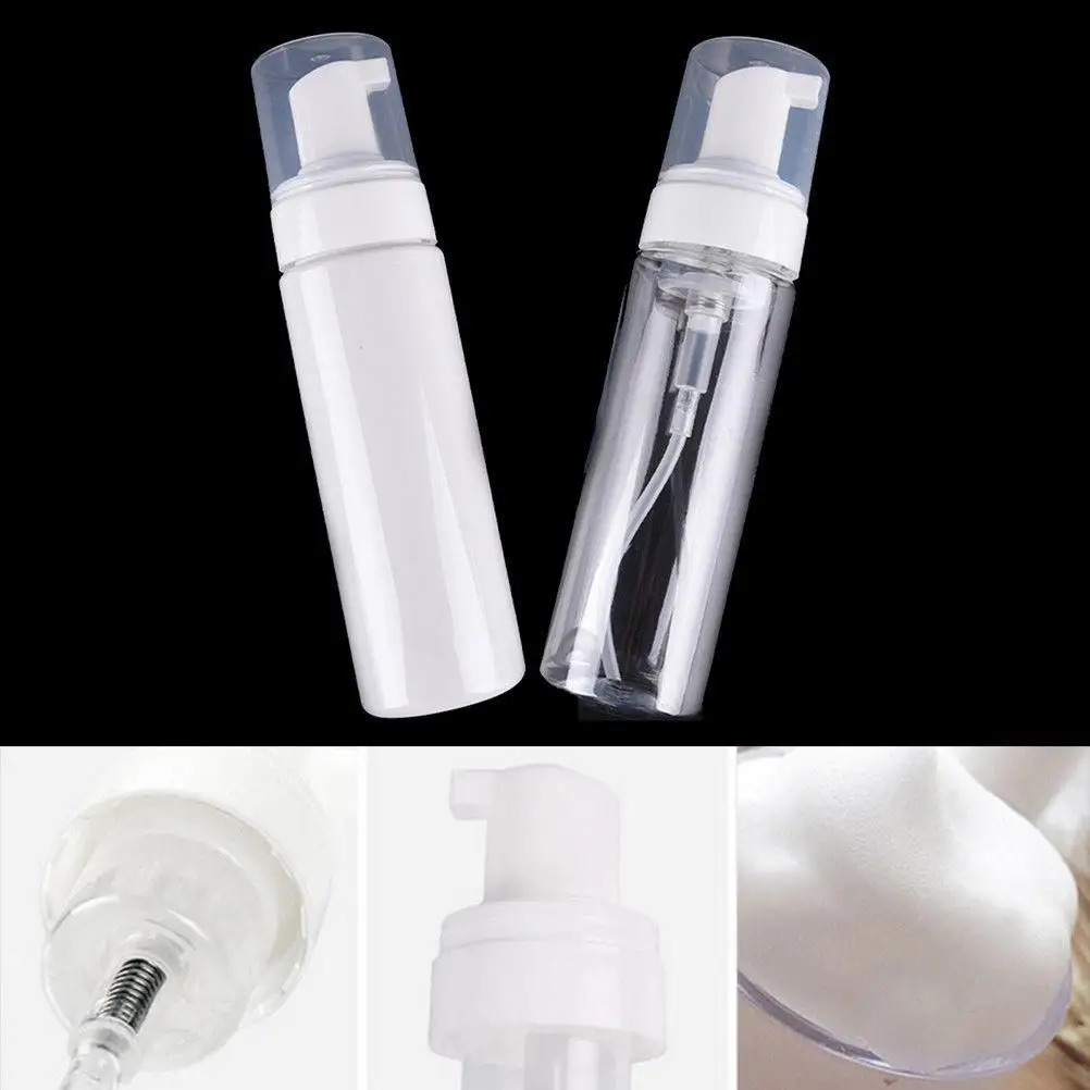 150ml 200ml PET Foaming Bottle Foam Pump Empty Spray Whipped Mouss Liquid Hand Wash Soap Dispenser Bottles With Cap