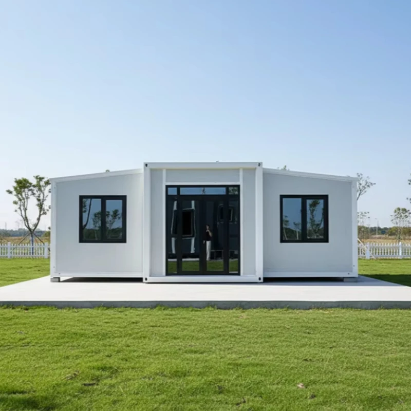 20FT 40FT 2/3 Bedroom China Folding Expandable Container House Prefab Living Portable Mobile Home with Bathroom and Kitchen