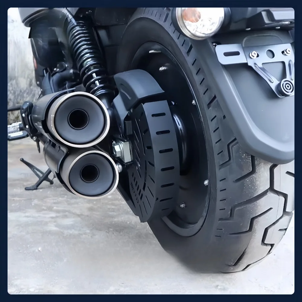 Fit for Qianjiang Flash 600 motorcycle refitting accessories QJ Flash 600 belt protective cover decorative cover chain  cover