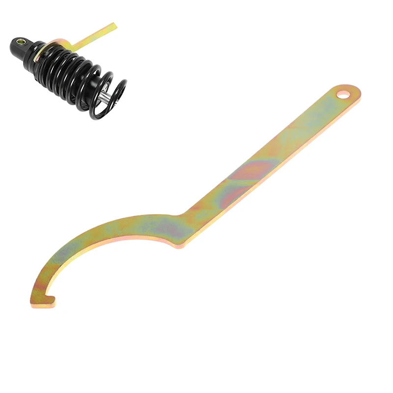 High quality1 Piece Motorcycle Accessories Spring Adjuster Wrench Tools Shock Absorber Suspension Hand Tool Hook
