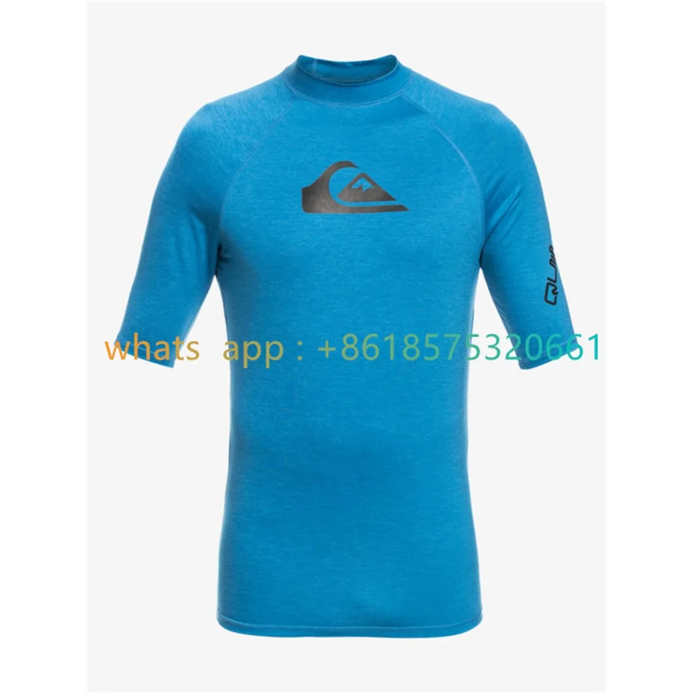 Rash Guards Men's Long Sleeve Beach Swimsuit Water Sports Surfing Tights Summer Guard Top Quick Dry Guards Elasticity Suit