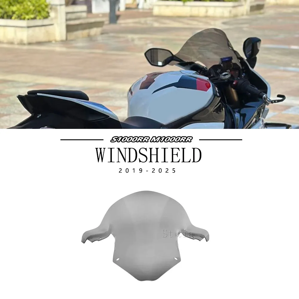 

For BMW S1000RR 2019-2025 S 1000RR Motorcycle Windscreen Windshield Wind Deflector Flyscreen Motorcycle M1000RR M1000 RR 20-22