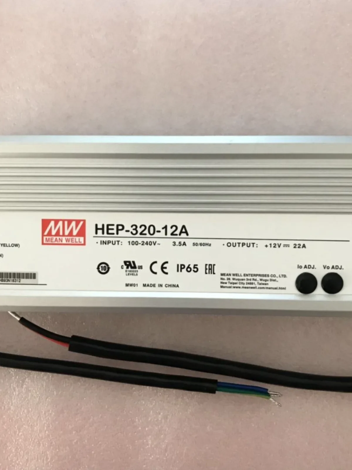 Taiwan Mingwei Switching Power Supply HEP-320-12A/15A/24A/36A/48A/54AW Industrial Harsh Environment