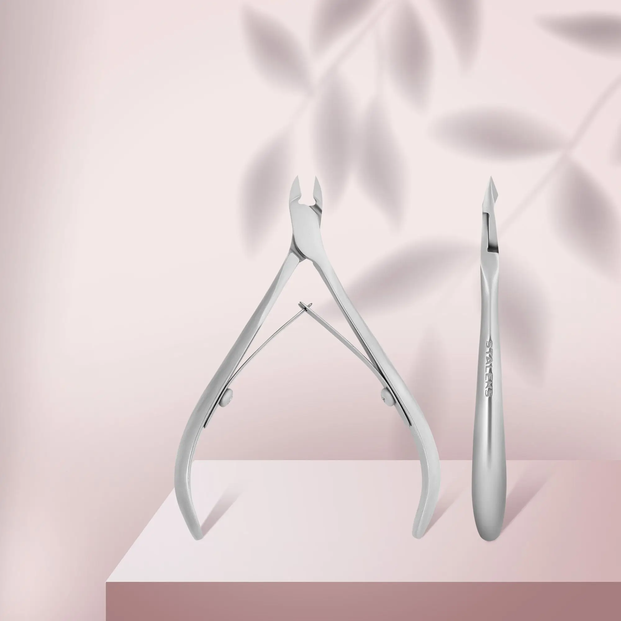 STALEKS NC-10-6 Stainless Steel Nail Art Cuticle Scissors Remover Dead Skin Scissor High Quality Manicure Nippers Nail Tools