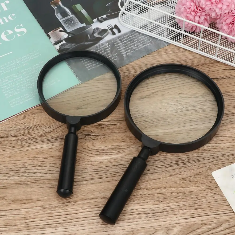 Magnifier 40-75mm Hand Held 5X Magnifying Loupe Reading Glass Lens Exquisite Workmanship For Inspecting Jewelry Checking Maps