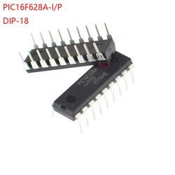 10PCS PIC16F628A-I/P DIP-18 PIC16F628A PIC16F628 16F628 Flash-Based, 8-Bit CMOS Microcontrollers