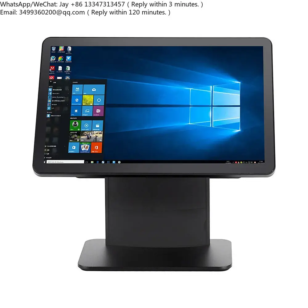 

All in One 15.6-Inch Touch Screen Monitor Aluminum Alloy Shell POS Systems Hardware Including Terminal Cash Register Point Sale