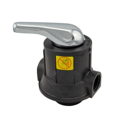 Imagen 1 del producto Válvula de retrolavado Manual Runxin de 1 pulgada, filtro del sistema de agua, enjuague y Control de flujo de retrolavado, válvula de Control multipuerto de 4 toneladas