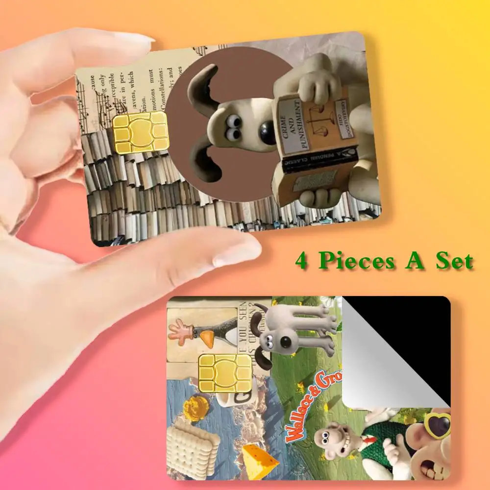 

W-WallaceS G-Gromit Card Stickers Cover Film Sticker for Debit Credit Bank Card Waterproof