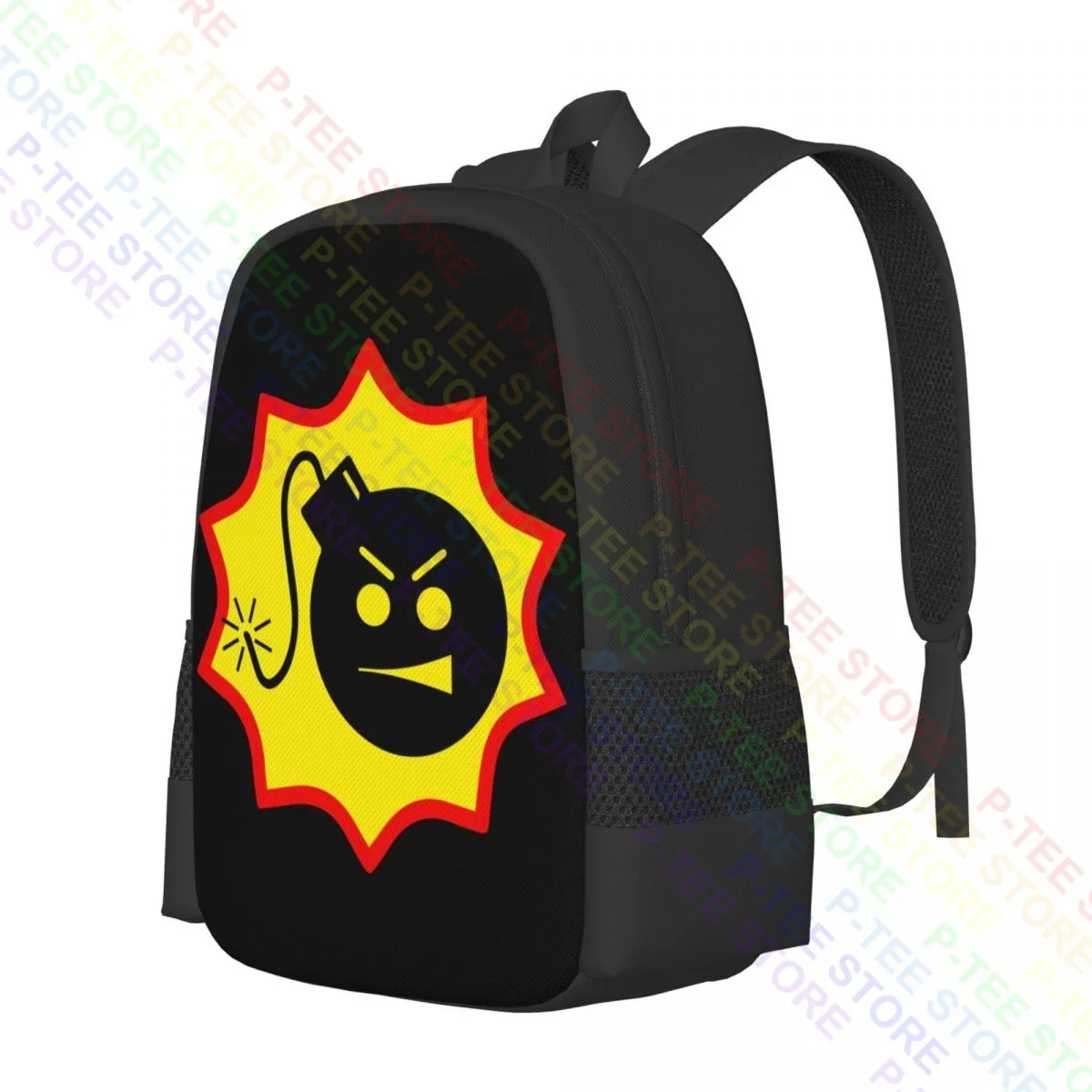 Serious Sam Game Logo Gamers Fps Shooter Game BombBackpack Large Capacity Swimming Schoolbag