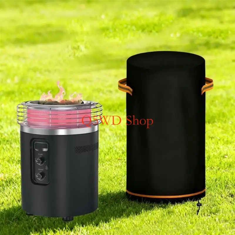 Q5WD Heavy Duty Waterproof Cover Easy Lift Handle Cover Suitable for Round Pits
