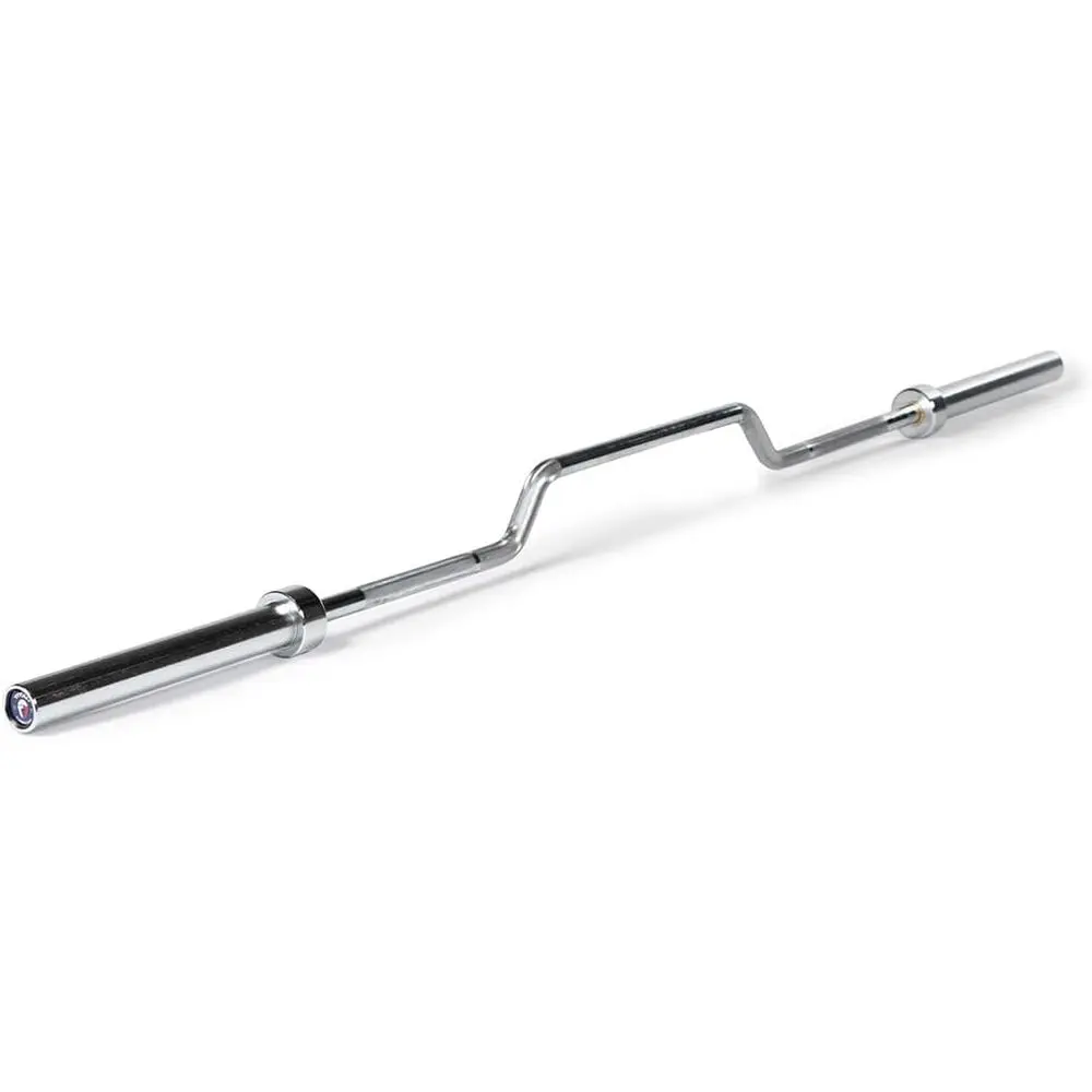 

Diamond Knurled 600lb Capacity 3 Camber Bench Rowing Bar with 28mm Shaft and Bronze Bushings