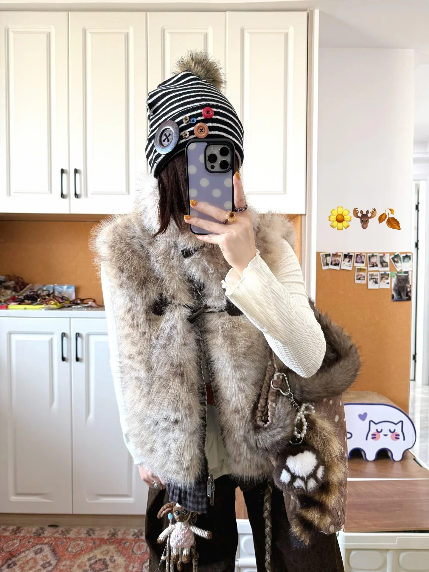 

Двусторонняя эко-флисовая жилетка Lilystore с леопардовым принтом и рюшами, теплая, модная, повседневная, зимняя, женская верхняя одежда